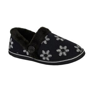 Sleepers Womens/Ladies Trina Slippers / Black